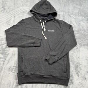 Travis Mathew Cloud Hoodie Men's Medium Gray Pullover Fleece Golf Sweatshirt